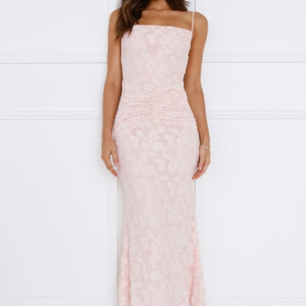 Hello Molly Pink Floral Maxi Dress-8 - Picture 13 of 15